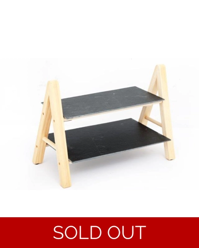 2 Tier Slate Cake Stand